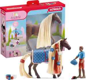 Foto: Schleich horse club sofias beauties   leo rocky starterset   kinderspeelgoed   paarden speelgoed met kambare manen