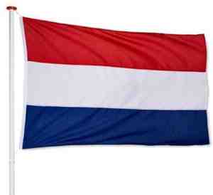Foto: Nederlandse vlag nederland 225x350cm premium   kwaliteitsvlag   geschikt voor buiten   koningsdag