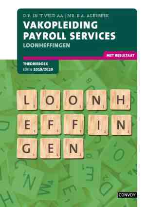 Foto: Vakopleiding payroll services 2019 2020 opgavenboek
