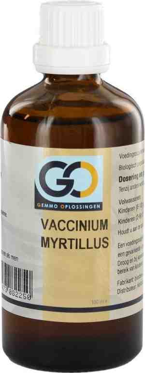 Foto: Go vaccinium myrtillus 100 milliliter gemmotherapie voedingssupplement