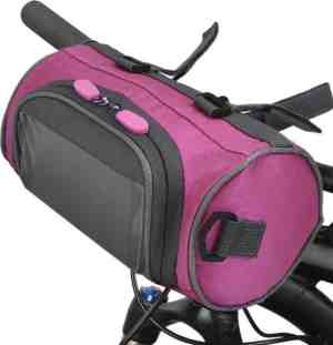 Foto: New age devi tot 6 2 inch veilig en waterdicht opbergen de roze kleur maakt deze tas een echte eye catcher een stijlvolle roze fietstas voor aan het stuur met een waterdichte smartphone houder tot 6 2 inch 