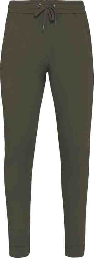 Foto: Biologische unisex joggingbroek washed organic khaki l