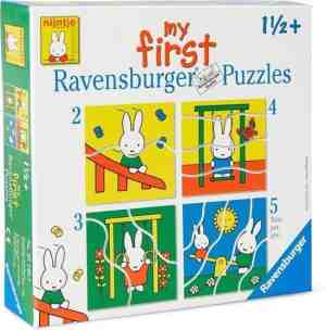 Foto: Ravensburger nijntje my first puzzels  2345 stukjes   kinderpuzzel