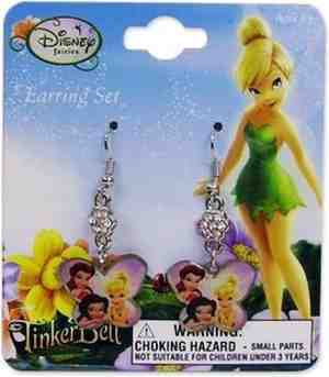 Foto: Disney fairies tinkerbell oorbellen oorhangers metaal