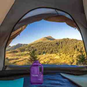 Foto: Bluefinity sportfles 3 9 l camping drinkfles xxl waterfles fitness sportdrinkfles roze