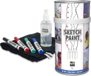 Foto: Magpaint sketchpaint wit mat 1l 6m sketchkit