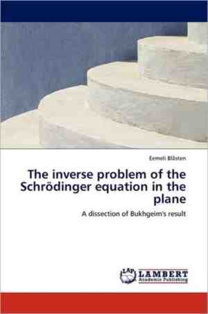 Foto: The inverse problem of the schrodinger equation in the plane