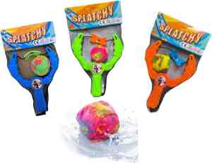 Foto: Katapult met waterballetjes 1 exemplaar splash waterballetje waterspeelgoed buiten voor in een zwembad kinderen meisjes jongens