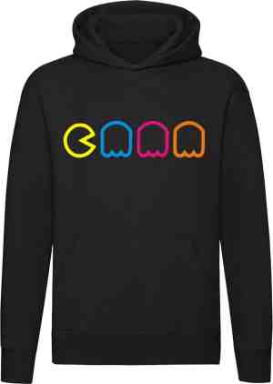 Foto: Retro game arcade old school game kast spel unisex trui hoodie sweater capuchon zwart