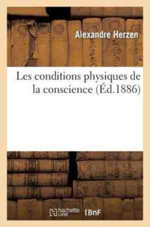 Foto: Philosophie  les conditions physiques de la conscience