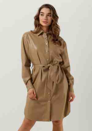 Foto: Guess eudokia dress jurken dames kleedje rok jurk taupe maat xs