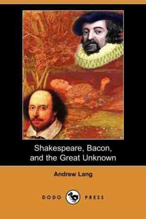 Foto: Shakespeare bacon and the great unknown dodo press 