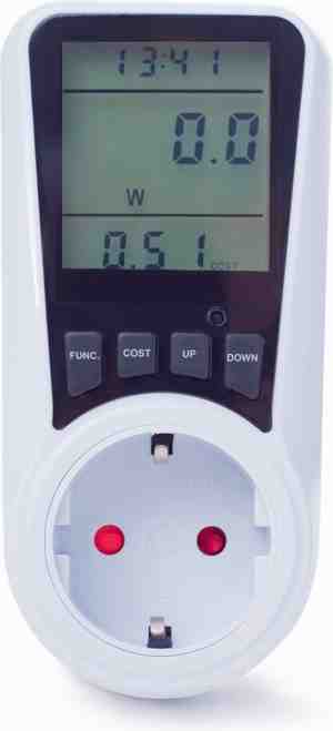 Foto: Energiemeter verbruiksmeter voor in stopcontact energiekosten meter