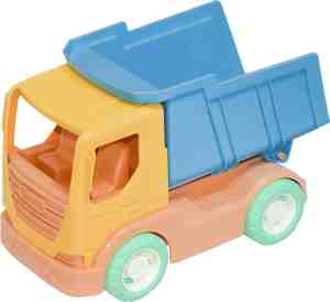 Foto: Elfiki tech truck kiepwagen duurzaam speelgoed zandbak speelgoed strandspeelgoed peuter speelgoed kinderspeelgoed 1 jaar