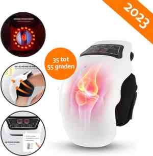 Foto: Deluqse knie massage apparaat   infrarood   vibratiemassage   draadloos   warmtemassage   pijnverlichting   roodlichttherapie