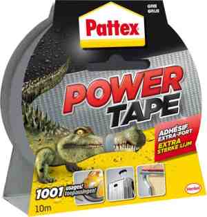 Foto: Pattex power tape grijs 10 m sleave
