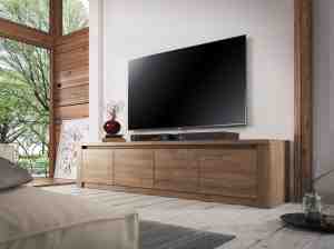 Foto: Meubella tv meubel monaco eiken 4 deuren 170 cm