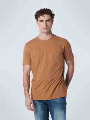 Foto: No excess mannen casual t shirt bruin l