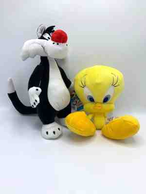 Foto: Looney tunes tweety silvester knuffelset 32 cm pluche