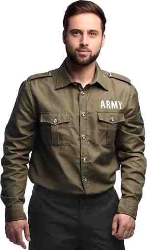 Foto: Boland shirt army multi xl volwassenen militair