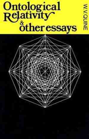Foto: Ontological relativity and other essays