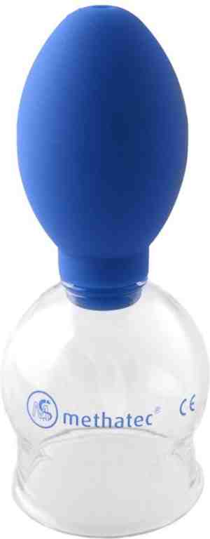 Foto: Professionele massage glas cup voor cupping met regelbare zuigkracht 2 kleps vacuumpomp 6 cm