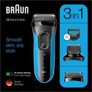 Foto: Braun series 3 shavestyle 3010 bt elektrisch scheerapparaat mannen