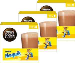 Foto: Nescaf dolce gusto capsules nesquik   chocolademelk   48 cups chocolademelk