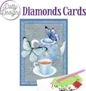 Foto: Dotty designs diamond cards teapot with butterflies
