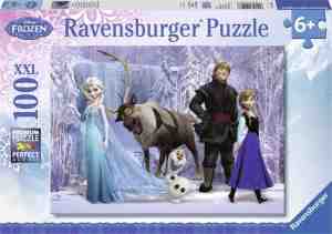 Foto: Ravensburger puzzel disney frozen  in het rijk de sneeuwkoningin   legpuzzel   100 stukjes