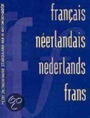 Foto: Standaard klein woordenboek frans nederlands nederlands frans