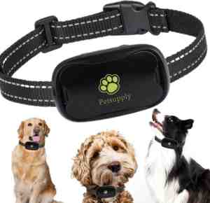 Foto: Petsupply anti blafband  opvoedingshalsband zonder schok   voor kleine en grote honden   waterdicht   oplaadbaar   vibratie en audio