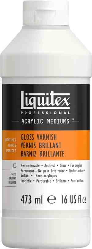 Foto: Liquitex pro vernis voor acrylverf glossy afwerking 473ml