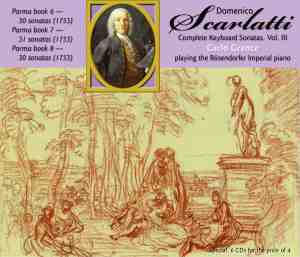 Foto: Carlo grante scarlatti the complete keyboard sonatas vol 3 6 cd 