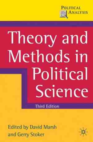 Foto: Theory and methods in political science