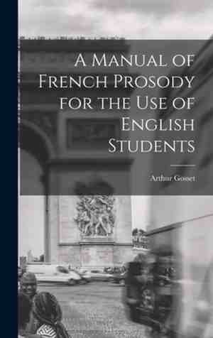 Foto: A manual of french prosody for the use of english students