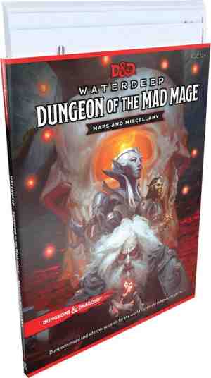 Foto: Dungeons dragons waterdeep  dungeon of the mad mage maps and miscellany accessory dd roleplaying game