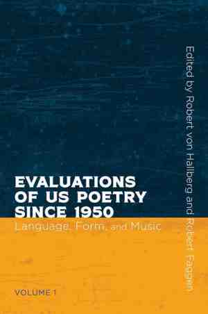 Foto: Recencies series  research and recovery in twentieth century american poetics   evaluations of us poetry since 1950 volume 1