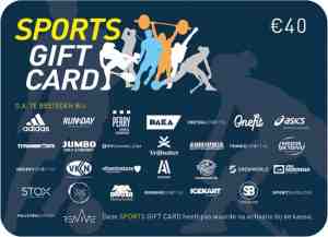 Foto: Sports gift card   cadeaukaart 40 euro