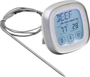 Foto: Luxe vleesthermometer grill thermometer premium kwaliteit bbq