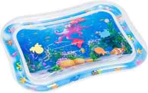 Foto: Zavelo watermat opblaasbare speelmat kraamcadeau waterspeelgoed speelkleed baby tummy time babyshower