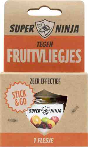 Foto: Super ninja   fruit fly ninja   fruitvliegjes vanger   100 natuurlijk en milieu verantwoordelijk   single pack
