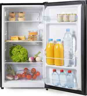 Foto: Primo pr121fr koelkast tafelmodel 88 liter inhoud zwart klasse e   koelkast tafelmodel vrijstaand