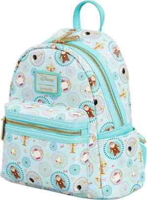 Foto: Disney by loungefly mini backpack beauty and the beast be our guest aop