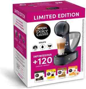 Foto: Krups nescaf dolce gusto infinissima yy5294fd  koffiecupmachine   zwart 120 capsules limited edition