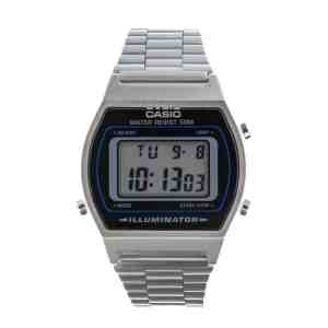 Foto: Casio vintage b640wd 1avef unisex horloge 35 mm   zilverkleurig