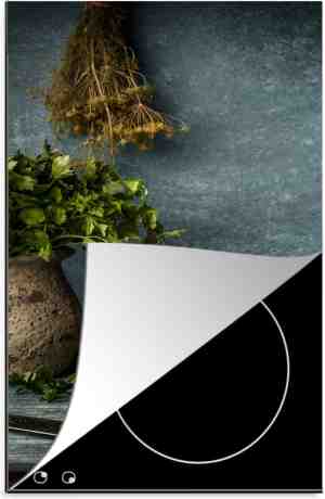 Foto: Kitchenyeah inductie beschermer 30x52 cm   kruiden   stilleven   kookplaataccessoires   afdekplaat voor kookplaat   anti slip mat   keuken decoratie inductieplaat landelijk   inductiebeschermer   inductiemat   beschermmat voor fornuis