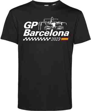 Foto: T shirt auto gp barcelona 2023 formule 1 fan max verstappen red bull racing supporter zwart maat xl