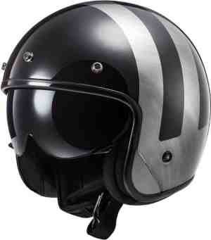 Foto: Ls 2 of 601 bob lines zwart jeans jethelm maat m helm