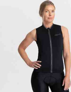 Foto: Rogelli essential fietsshirt zonder mouwen dames zwart maat xs